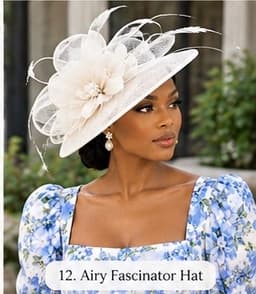 Airy Fascinator hats