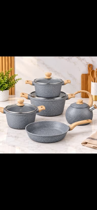 9pcs granite set