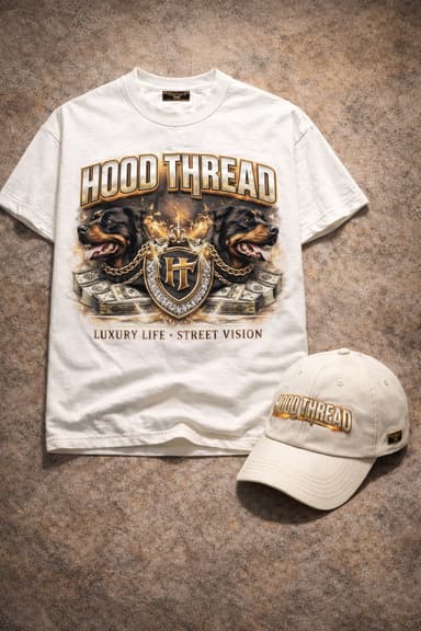 Hood Thread Luxury Street Sports Set – Black & Go