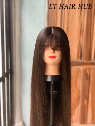 Bone Straight Wig Styling