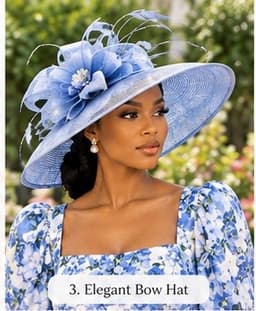 Elegant Bow Hat
