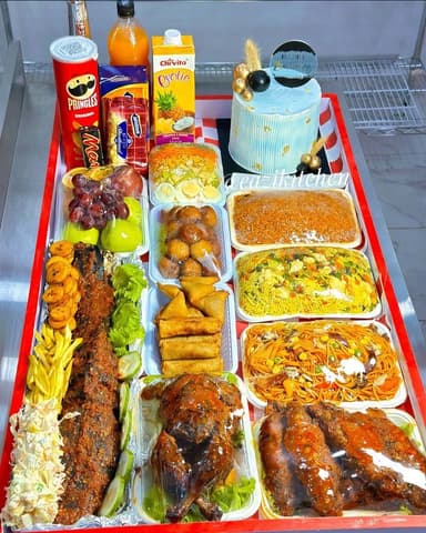 Large food tray