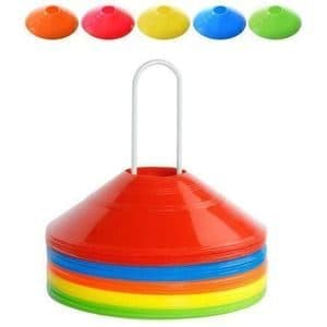 50Pcs Football Training Cones – Agility & Speed Training Set