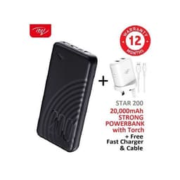 itel 20000mAh Fast,Charging,Bright Torch PowerBank + Free Charger