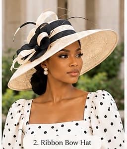 Ribbon Bow Hat