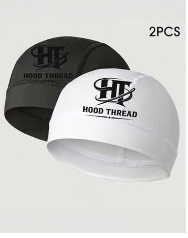 Hood Thread Premium Wave Cap Set (2PCS) – Black & White