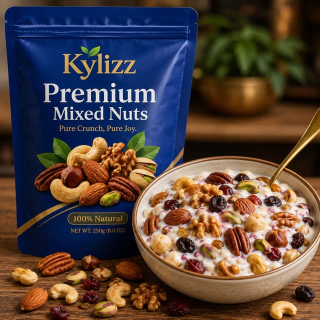 Kylizz premium Nuts- Yogurt & Fruit Delight